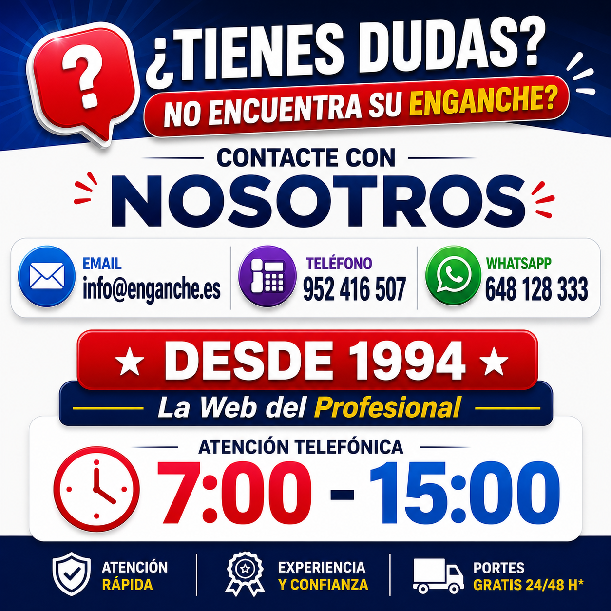 ENGANCHES PARA RENAULT